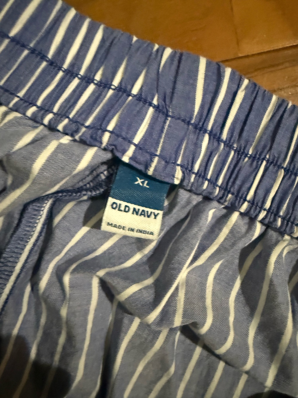 Old Navy Blue and White Striped Women’s Skirt Hybrid